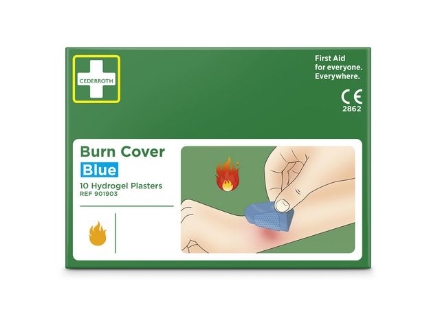 Plåster CEDERROTH Burn cover 10/fp